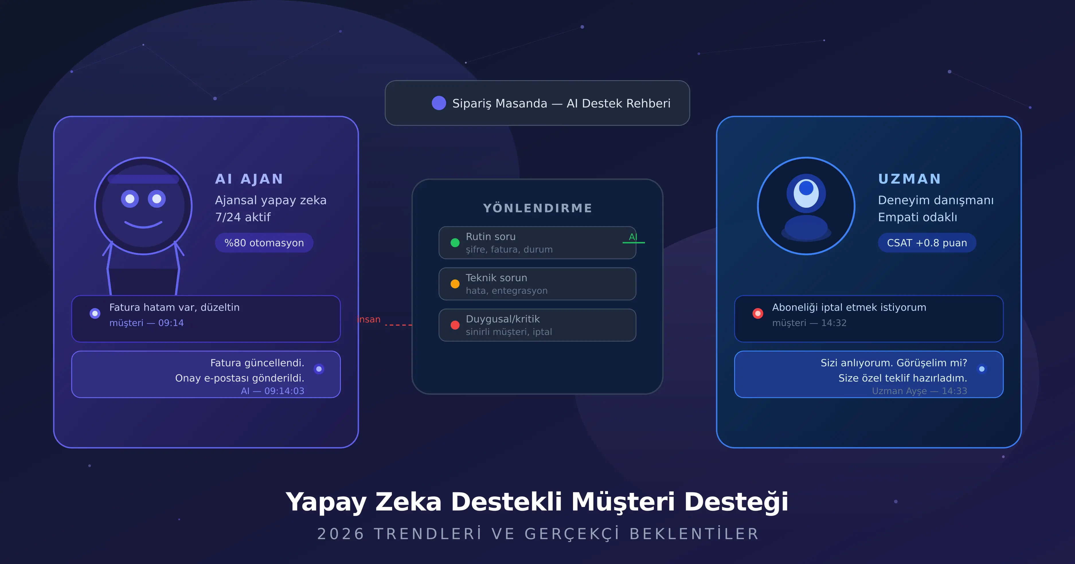 Yapay Zeka Destekli Müşteri Desteği: 2026 Trendleri ve Gerçekçi Beklentiler