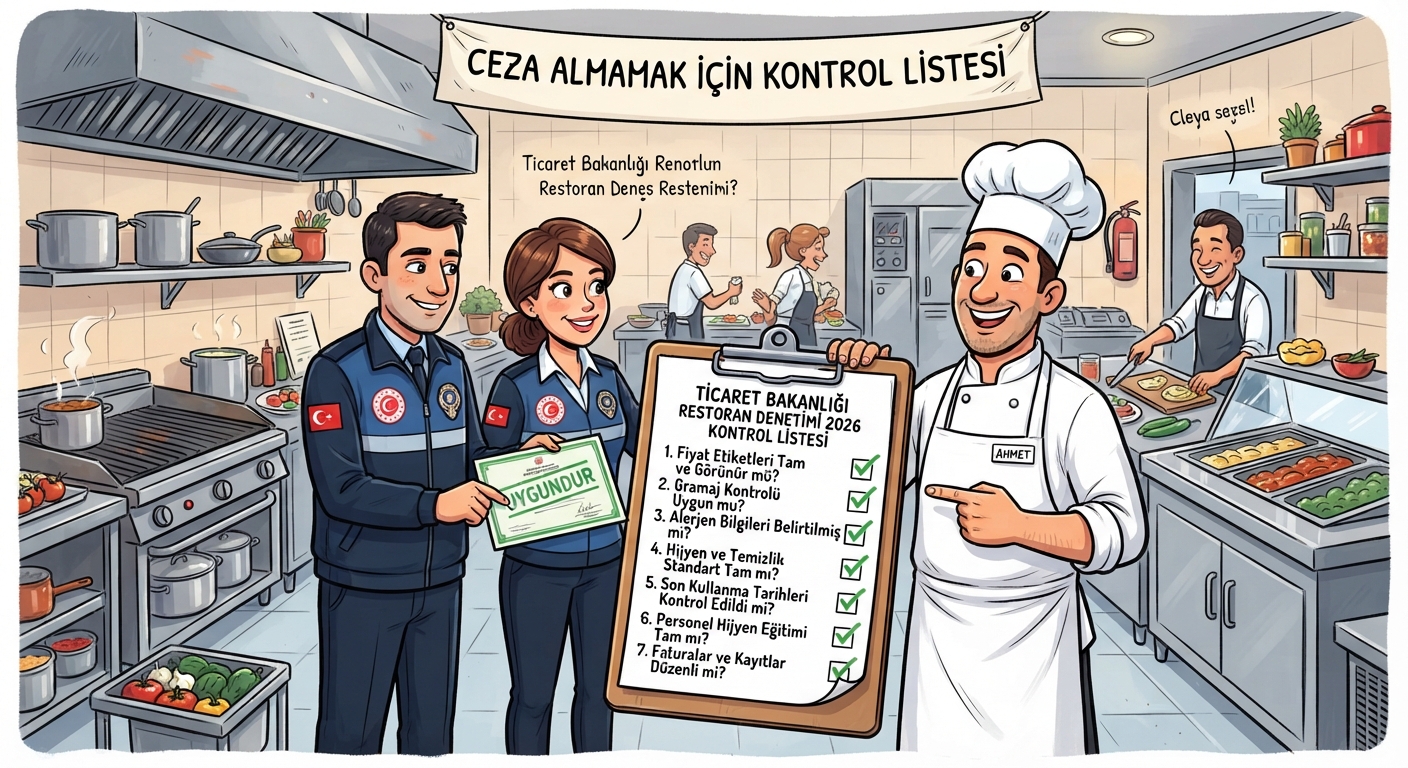 Ticaret Bakanlığı Restoran Denetimi