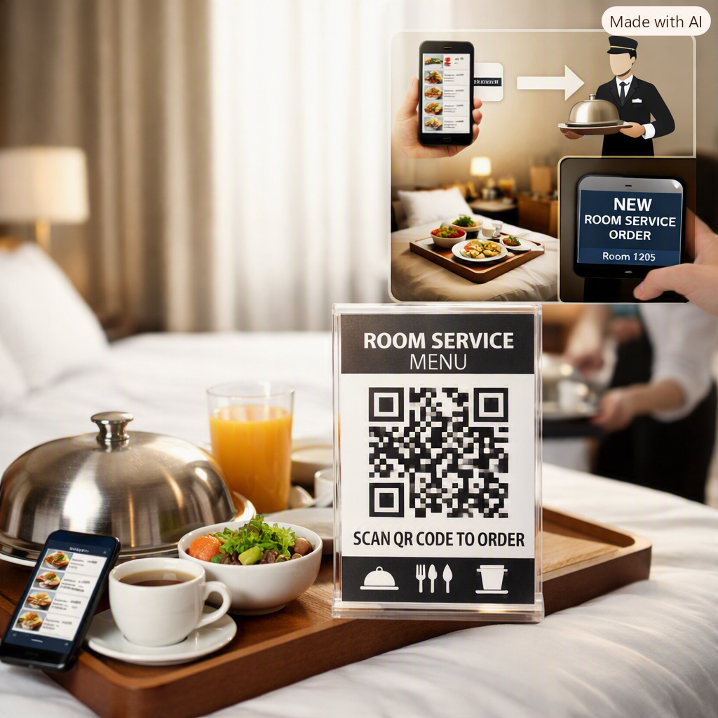 Otelde QR Menü: Oda Servisiyle Nasıl Entegre Olur?