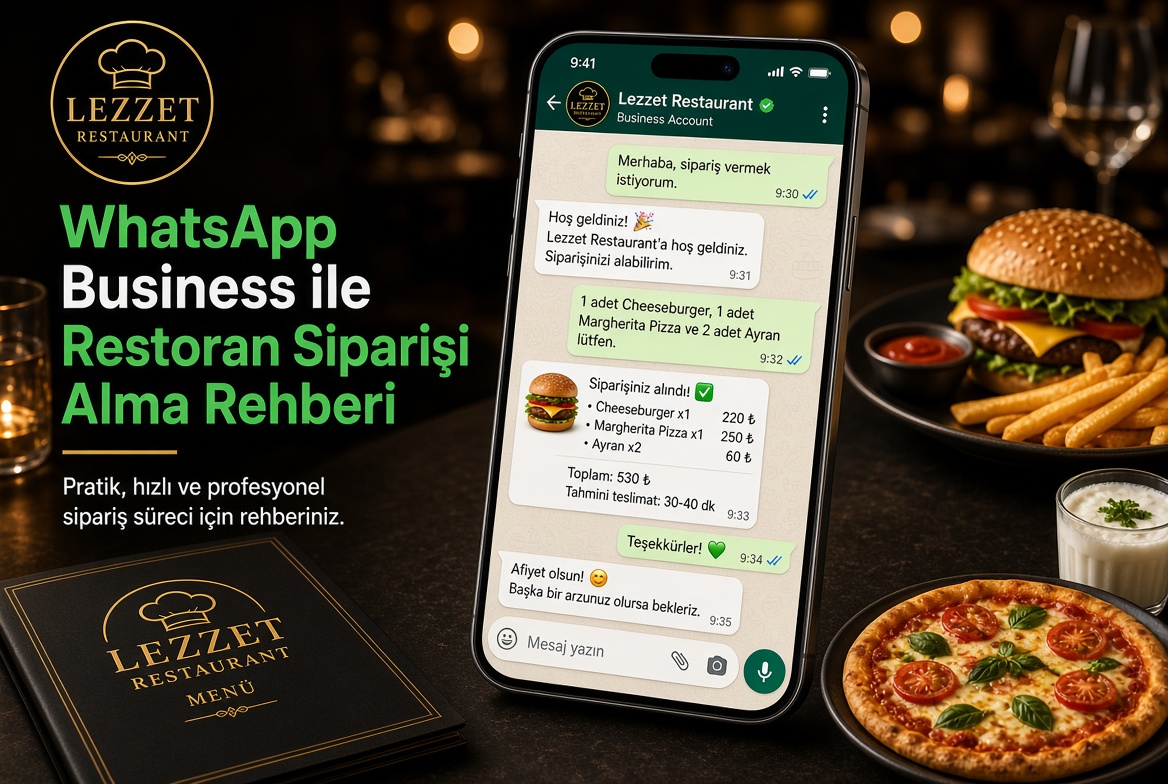 WhatsApp Business ile Restoran Siparişi Alma Rehberi